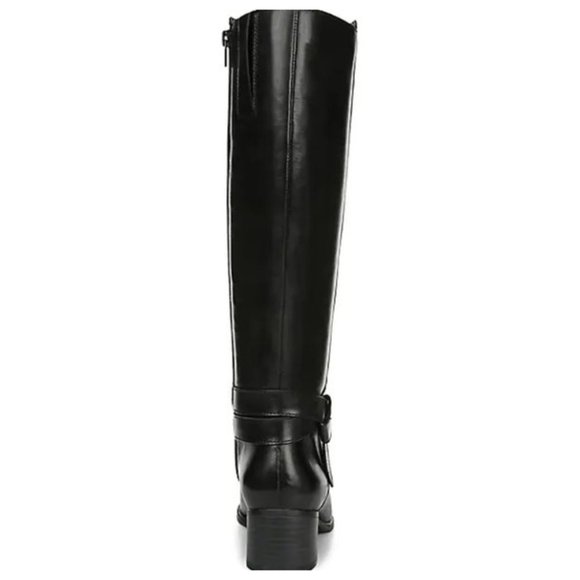 Naturalizer - Kelina Leather Tall Boots Black 10W - Picture 3 of 10